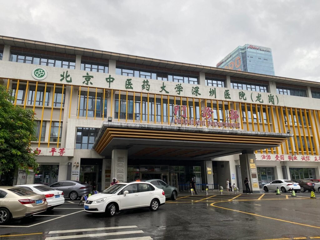 Outpatient building of the Shenzhen hospital shown in the supplied materials